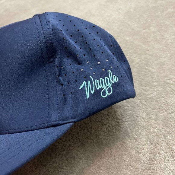 WAGGLE " THE BOBBER " GOLF HAT Perforated Blue - Picture 3 of 7